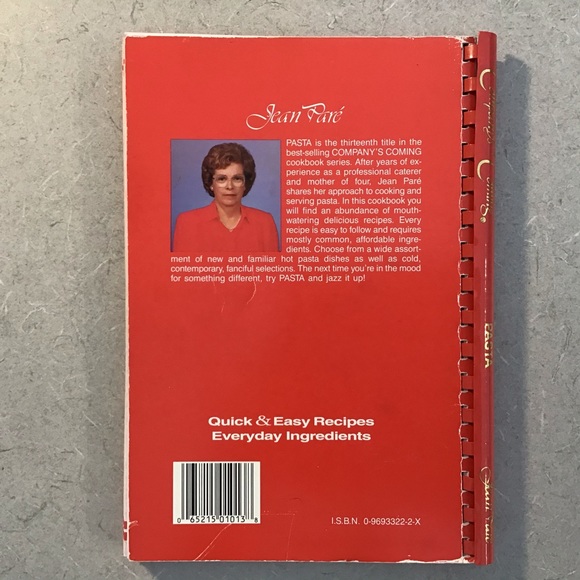 2/$20 Company's Coming Vintage Pasta Cookbook - Picture 2 of 8
